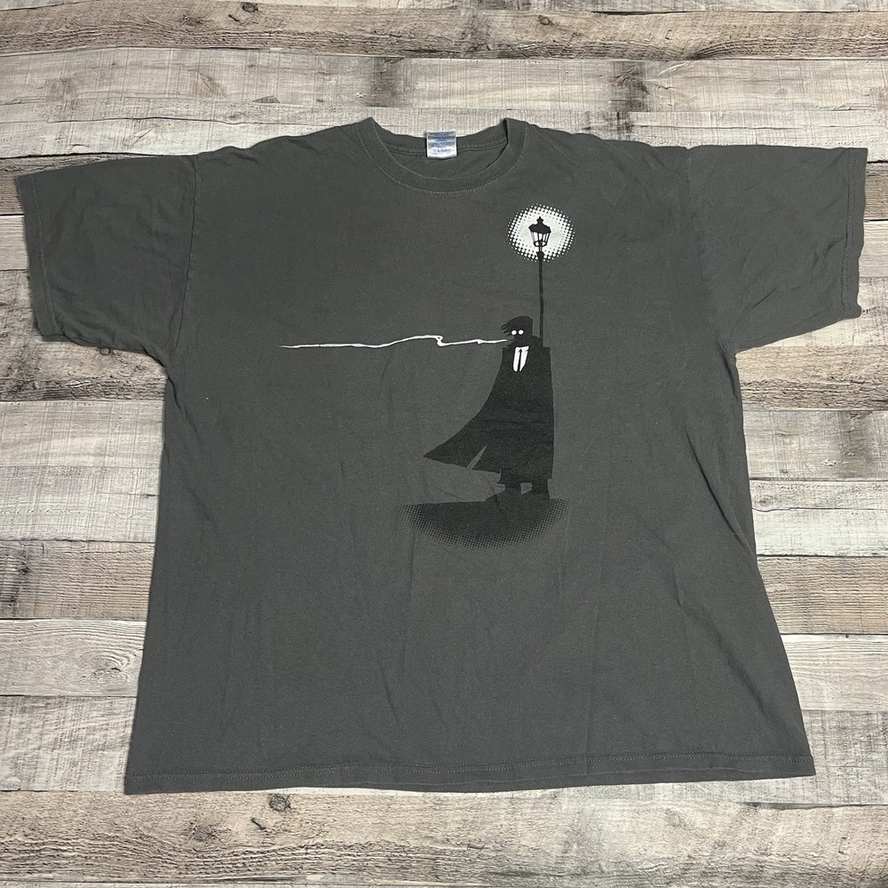 Streetlight Manifesto Shirt Size XL Gray Vintage Y2K 2000s Ska Punk Band Tee